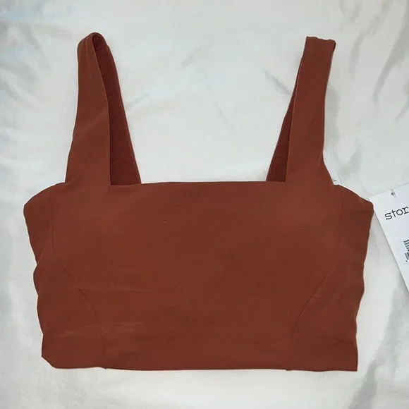 nwt stori cruise long line bra in color brandy size 6 - Picture 2 of 9
